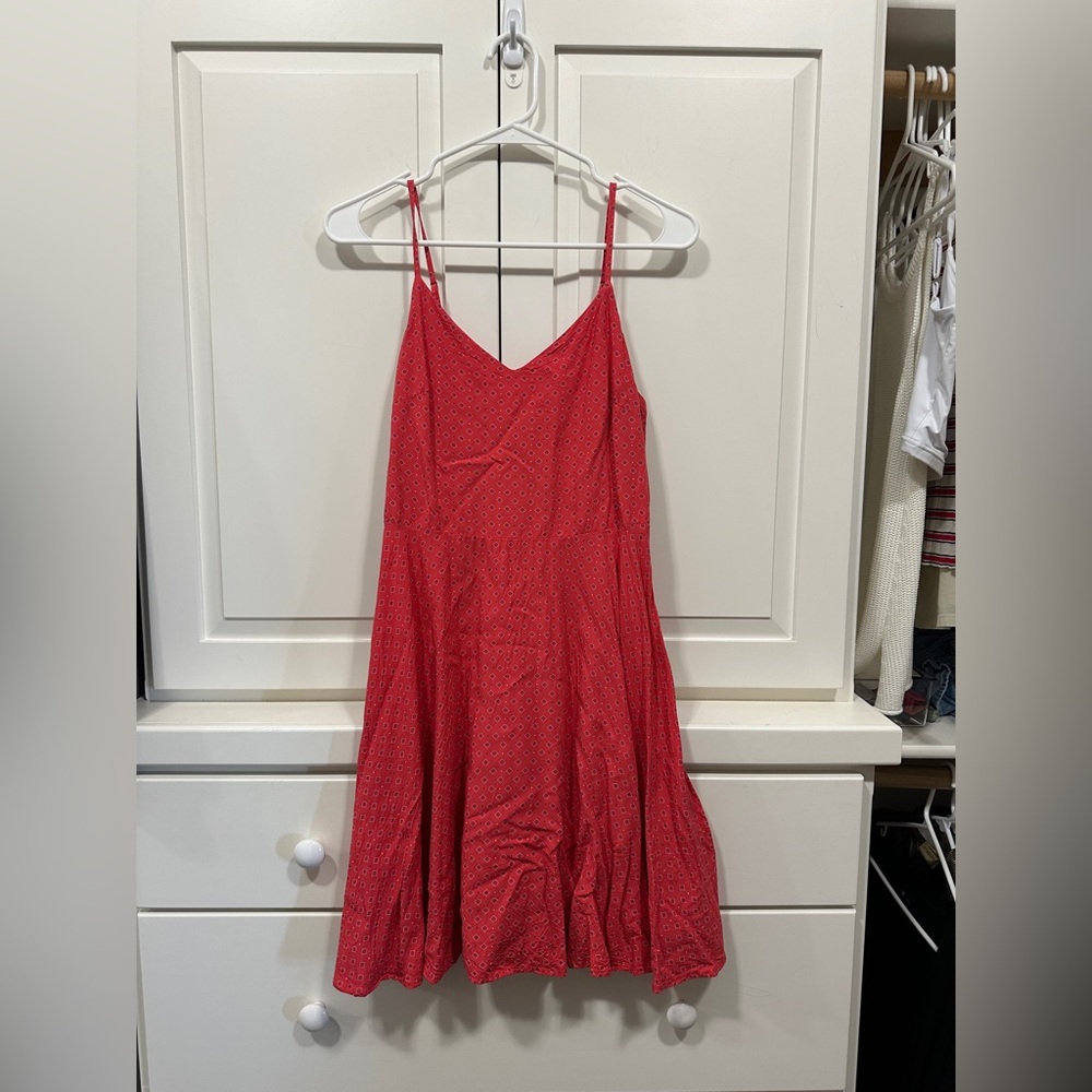 GAP Vibrant Red Smocked Top